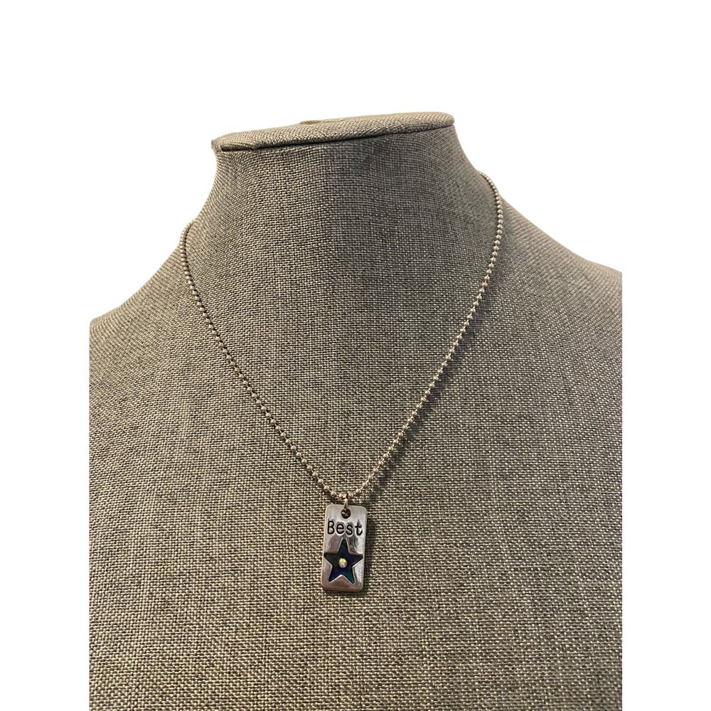 best pendant necklace silver tone ball chain